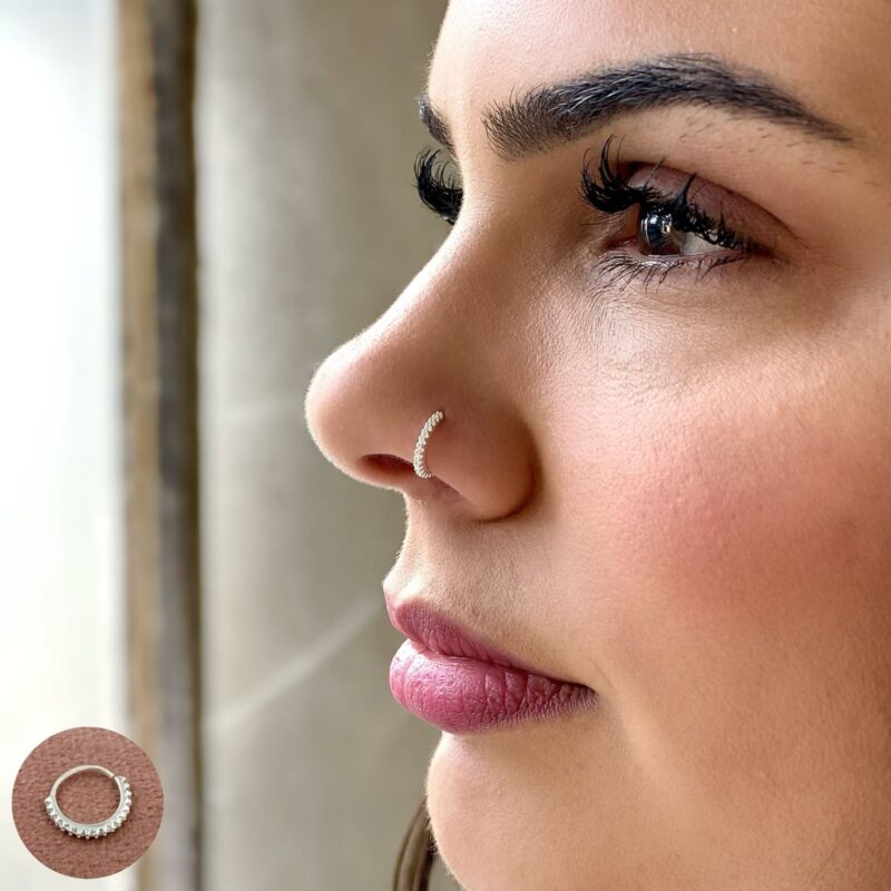 Piercing de Nariz Cravejado